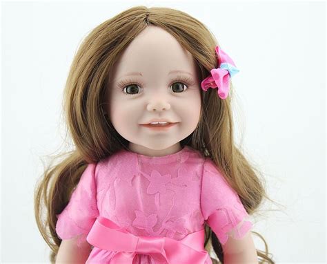 Wholesale Fashion Full Vinyl American 18 Inches Girl Doll Kids Toys