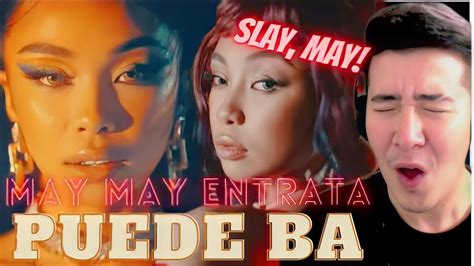 [reaction] puede ba maymay entrata feat viktoria music video youtube