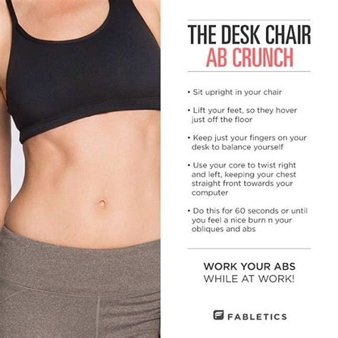 Working Your Abs While Sitting In A Chair Beauty Hair And Exercise