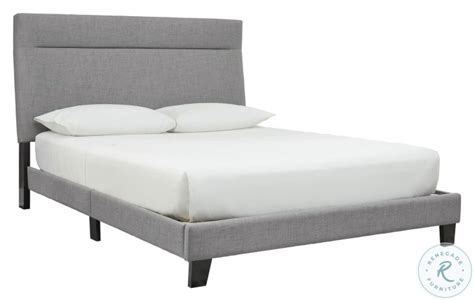 Adelloni Gray King Upholstered Platform Bed From Ashley Coleman Furniture