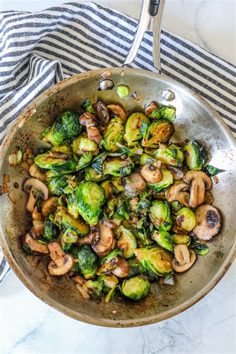 The Best Brussels Sprouts And Mushrooms Sweet Cs Designs
