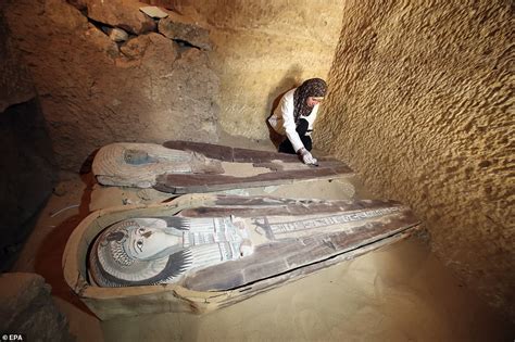 Egyptian Archaeologists Discover Two Ancient Tombs Near The Pyramids Of