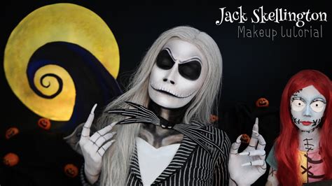 Jack Skellington Makeup Tutorial Halloween Tutorial Youtube