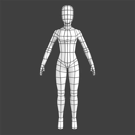 Zygote body is a free online 3d anatomy atlas. 3D asset Generic Low-poly Basemesh Female | CGTrader