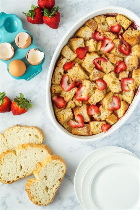 Strawberries And Cream French Toast Casserole Taras Multicultural Table
