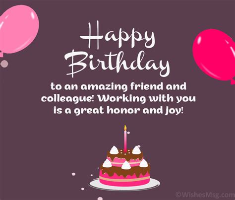 TOP 80 Happy Birthday Special Unique Wishes Messages For Colleague