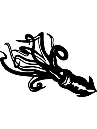 Free Printable Squid Stencils And Templates