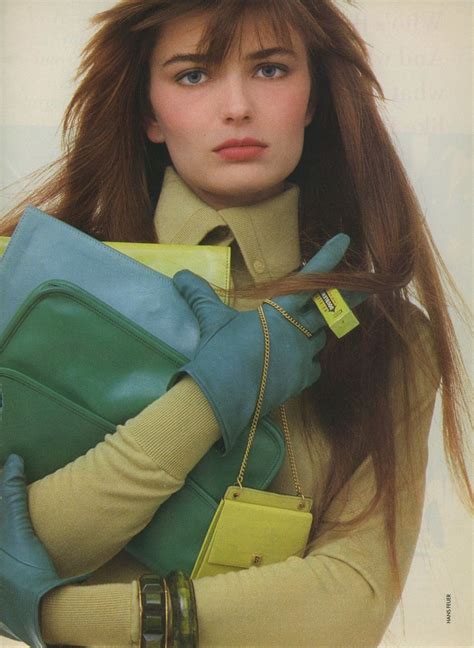 Mademoiselle October Mixed Greens Model Paulina Porizkova