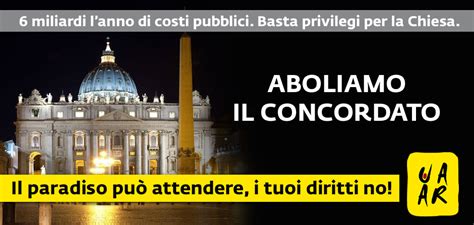 En el nombre de la santísima trinidad. Laicita' Contro: Abolire il Concordato: si può fare, si ...