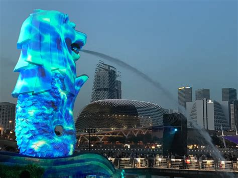 My Little Princess And Prince 12 Mar 2017 Light Show Merlion Park
