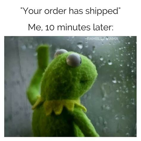 √ Waiting For Package Meme