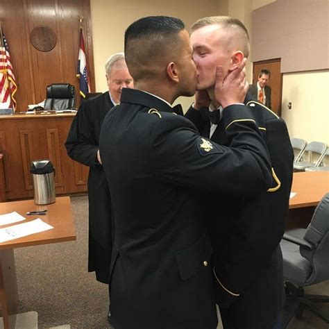 Gay Military Couple Opens Up About This Beautiful Kiss Seen Around The
