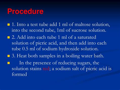 Ppt Reactions Of Reducing And Non Reducing Sugars Lab 2