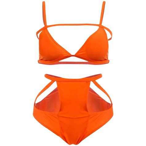 Finejo Womens Sexy Push Up Bandage Bikini Set