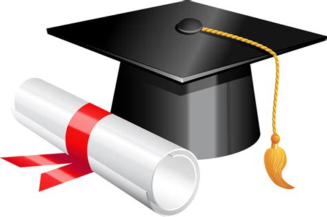 Graduation Cap And Diploma Png Clipart Full Size Clipart 356002