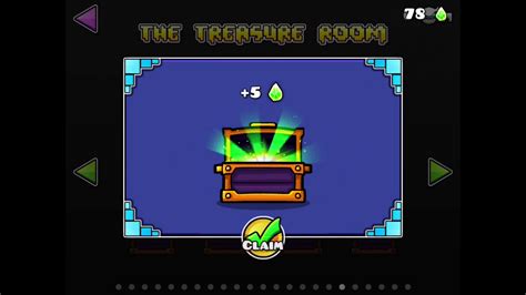 All Chests In The Treasure Room Geometry Dash Youtube
