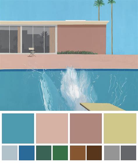 Hockney fue el tema de la película a bigger splash de jack hazan en 1974, llamada así por la pintura más famosa de la serie de albercas de hockney. Decorating With Modern Masterpieces: A Bigger Splash by ...