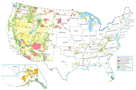 The districts operate independently but under the supervision of the federal reserve system advisory committees, which make recommendations to the board of governors and to the reserve banks regarding the system's. Federal Lands of the United States Map - GIS Geography