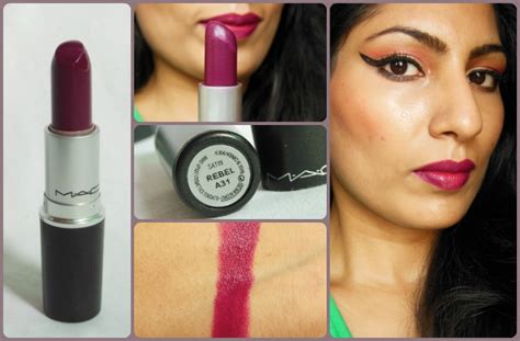 Mac Satin Rebel Lipstick Review Swatches Lotd Beauty Fashion