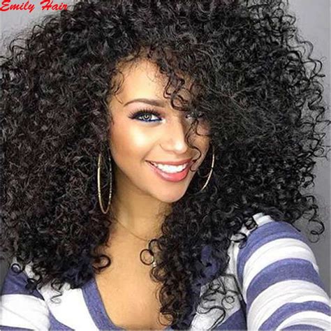 Do you want to change your hairstyle along with the color of your hair every now and then and want to look different? Kinky Curly Afro Wig 22"Long Cheep Female Wig Black Kinky ...