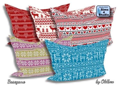 All4sims Pillows By Oldbox • Sims 4 Downloads Sims 4 Sims Sims 4