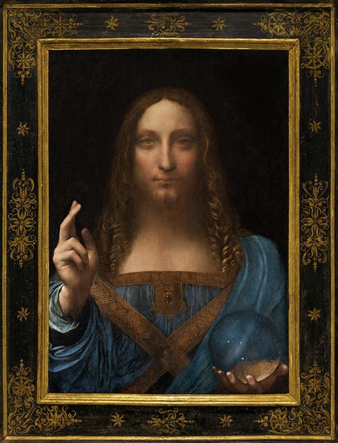 Salvator Mundi Savior Of The World Painting By Leonardo Da Vinci Pixels