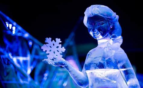 Elsa Ice Sculpture Frozen Photo 36305755 Fanpop