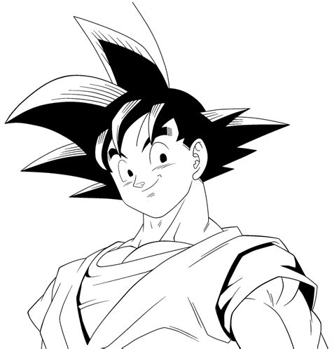 Dibujos Para Pintar De Goku Dibujos Dibujos Para Colorear Goku Reverasite