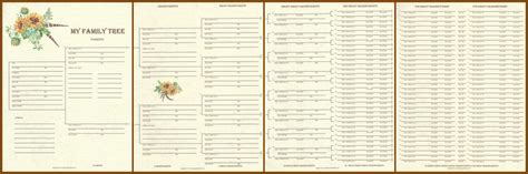 Free mobile app · paperless solutions · sign on any device Family - 7 Generation Pedigree Chart | Scrapbook Your ...
