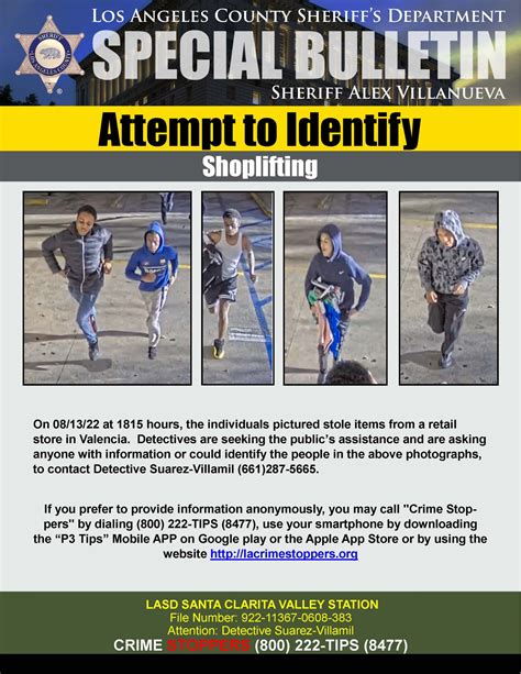 Detectives Seek Help In Identifying Shoplifting Suspects 09 29 2022