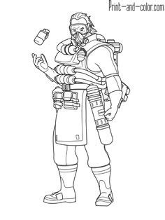 Free printable apex legends coloring pages. 15 Best APEX LEGENDS COLORING PAGES images | Coloring ...