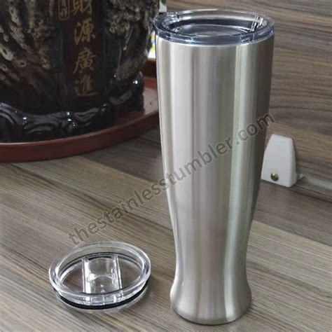 supply 20 oz double wall vacuum insulated stainless steel vase shape stemless tumbler cup