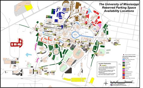 2013 Parking Zones Reserved Availability V2 Ole Miss News