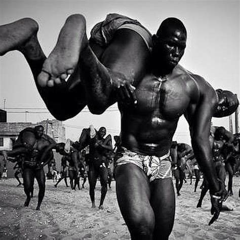 La Lutte SÉnÉgalaise Training Session At The Balla Gaye Wrestling School By Martin Waalboer
