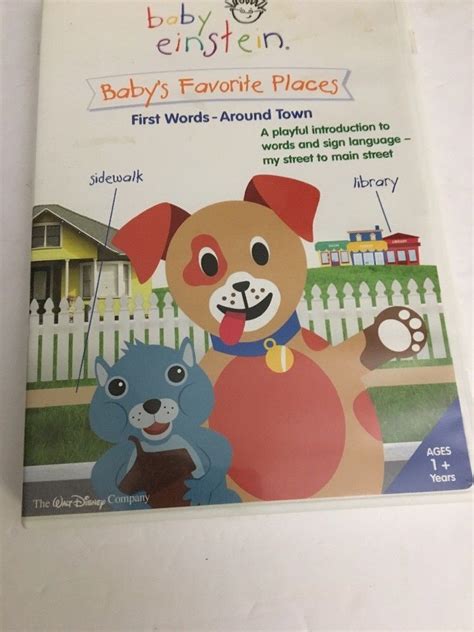 Baby Einstein Babys Favorite Places First Words Around Town Dvd