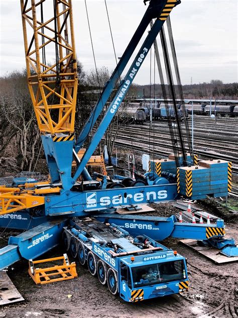 Gottwald Sarens Mobile Heavy Lifting Crane 412, S77REN. Ea… | Flickr