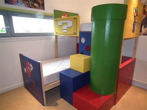 Super Mario Theme Bunk Bed Mario Room Super Mario Room Bunk Beds