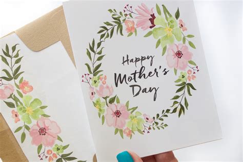 Click on a preview, and take a closer look at it on the design page. Free Printable Mother's Day Cards with Envelope Inlay