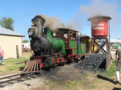 Rock River Cannonball Train From The Edgerton Wisconsin Rock River