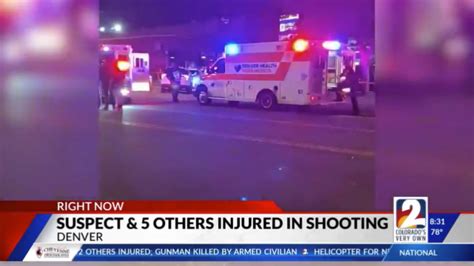 Five Bystanders Shot When Denver Police Open Fire On Man Holding Gun In