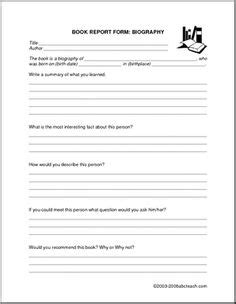 Introductory paragraph most book reports begin with the basic information about the book: 7th Grade Book Report Outline Template | Book report ...