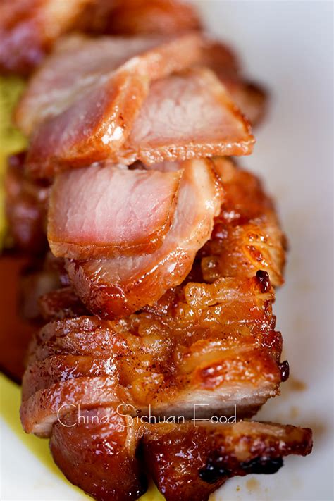 While the pork is cooking, pour the reserved marinade into a saucepan and whisk in cornstarch, and bring to a low simmer for 10 minutes to thicken. Char Siu Pork-Chinese BBQ Pork | China Sichuan Food