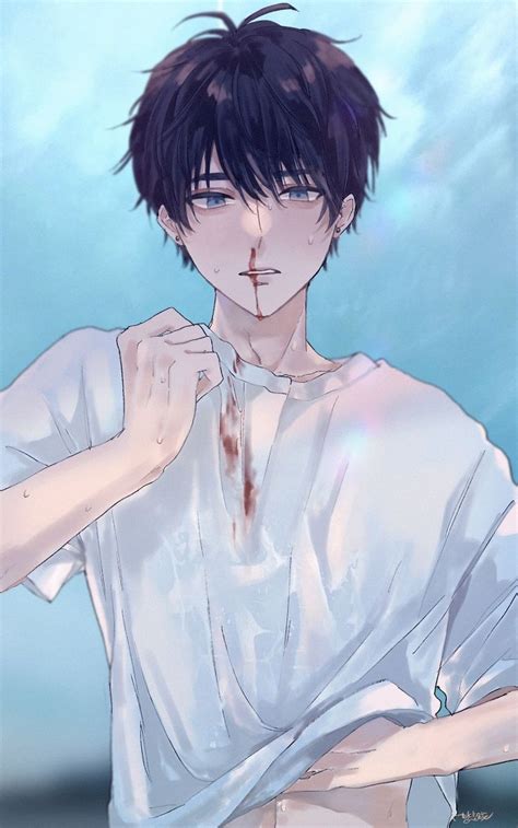 Anime Boy Bloody Nose Profile Picture
