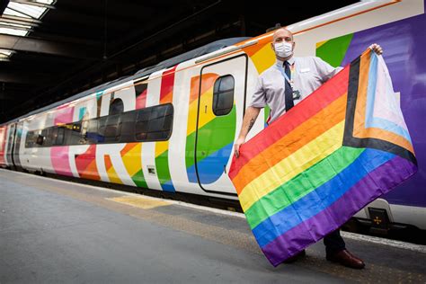 Uks First Pride Train Staffed By All Lgbt Crew Makes First Journey