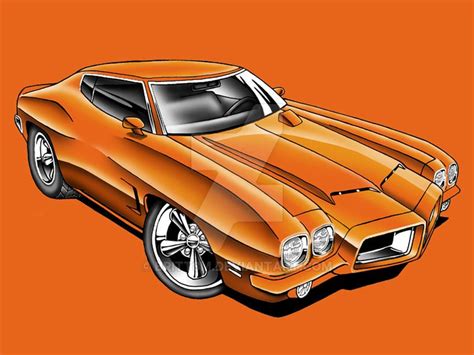 1970 Gto By Britt8m On Deviantart Pontiac Gto Car Drawings Car Art