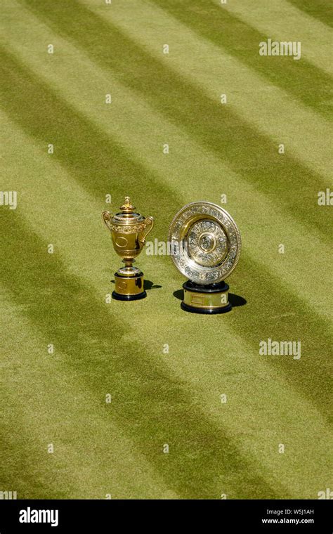 the gentlemen s singles trophy and the ladies singles trophy the venus rosewater dish on