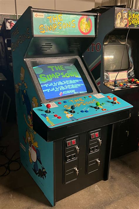 The Simpsons Arcade Machine By Konami 1991 Ebay