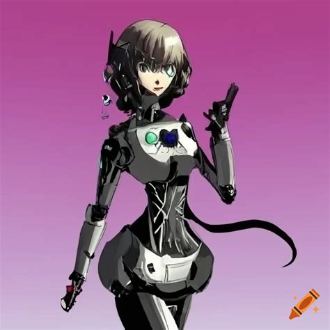 Full Body Portrait Of Persona 3 Femc As A Robot