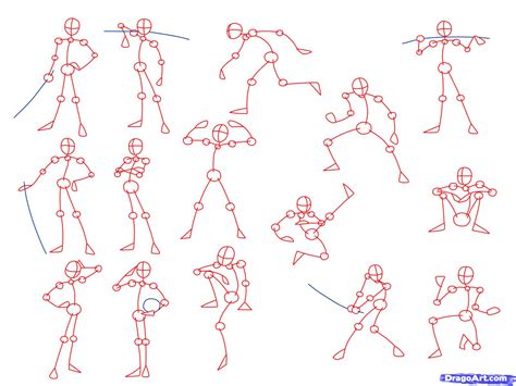 How To Draw Anime Poses Step By Step Anatomy People Free Online