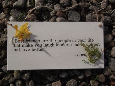 Friendship Quote Plaque Best Friends Make You Laugh Etsy